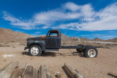 Truck wreck in Rhyolite